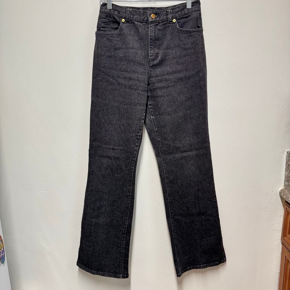 Lauren Ralph Lauren Black Bootcut Jeans Women’s Approx 32x31 Mid Rise Denim